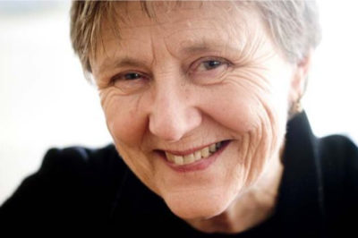 Headshot of the author of the novel "The Spare Room" by Helen Garner.