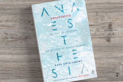 A photo of the book Anesthesia by Kate Cole-Adams